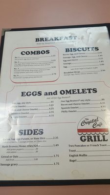 Menu photo 4 Crystal Cafe Parkersburg, WV Menu photo 4 Crystal Cafe Parkersburg, WV