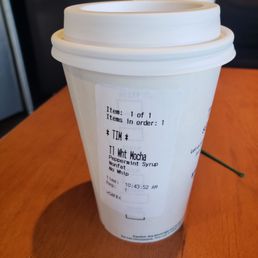 Peppermint White Mocha Peppermint White Mocha