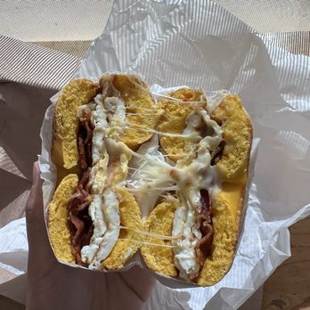 Bagel Guys Bakery - Bagel Egg, Cheese & Meat Sandwich - Sandwiches Near Me - San Jose, California