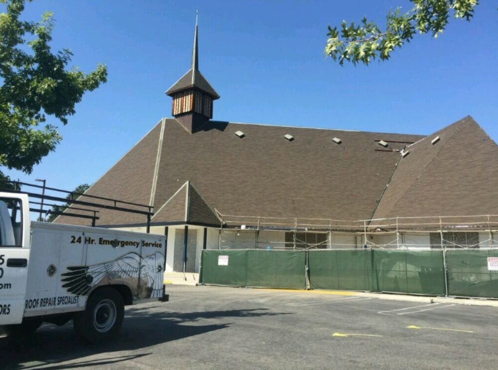 Slide of Falcon Roofing