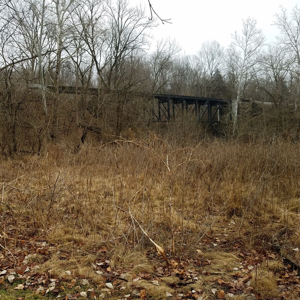 Commons Park - Vernon - nature garden and train trestle - Parks Near Me - North Vernon, Indiana