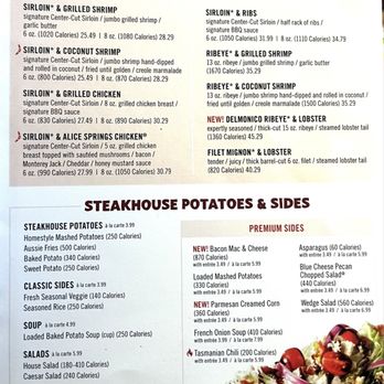 Outback Steakhouse - 2026 menu - Steakhouses Near Me - Jacksonville, Florida Outback Steakhouse - 2026 menu - Steakhouses Near Me - Jacksonville, Florida