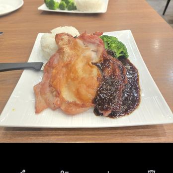Leisure Cafe - Citronella chicken steak and black pepper/red wine chicken steak - Cantonese Near Me - San Leandro, California
