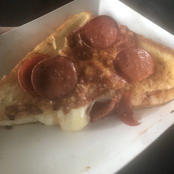 The Cheesy Chick - Pizza Sammie - Comfort Food Near Me - Buffalo, New York The Cheesy Chick - Pizza Sammie - Comfort Food Near Me - Buffalo, New York