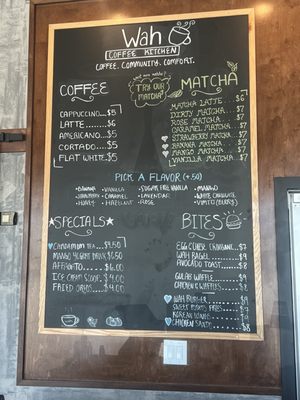Menu photo 4 Wah Coffee Richmond, TX