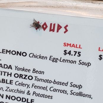 Greek Bites - Excuse me waiter, there's a fly in my soup - Greek Near Me - Moriches, New York Greek Bites - Excuse me waiter, there's a fly in my soup - Greek Near Me - Moriches, New York