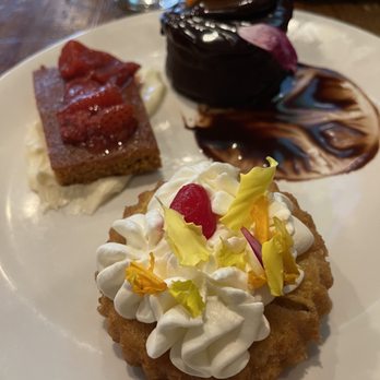 The North House - Dessert trio - American Near Me - Avon, Connecticut The North House - Dessert trio - American Near Me - Avon, Connecticut