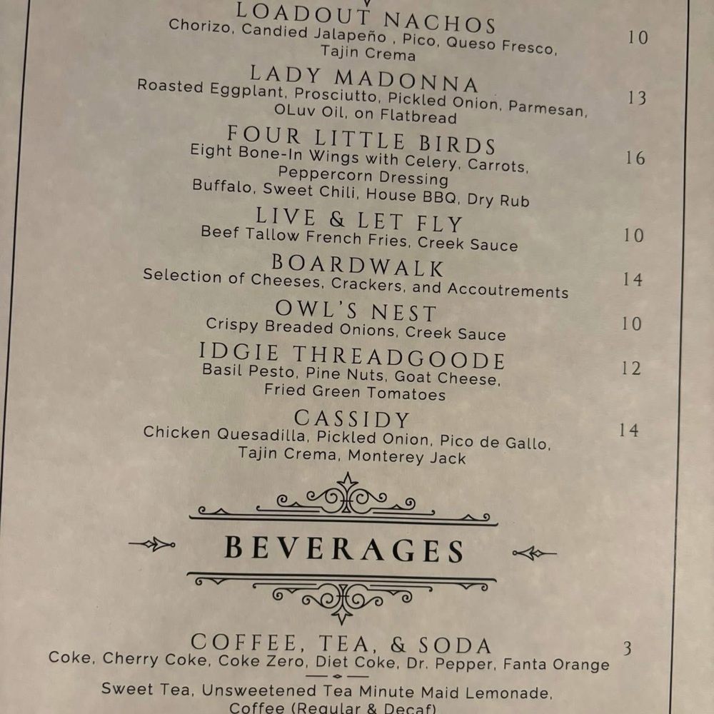 Creekside Bar & Grill - Group dishes and drink menu - Sandwiches Near Me - Covington, Virginia