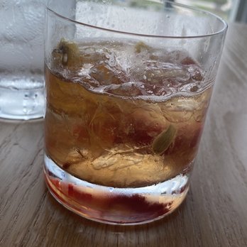 Drift Kitchen & Bar - Lido Beach Resort - Old fashioned with makers...really good - Seafood Near Me - Sarasota, Florida