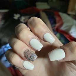 Before and after LA nails