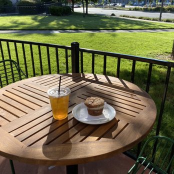 Temple Coffee - The lovely patio - Coffee Roasteries Near Me - Folsom, California
