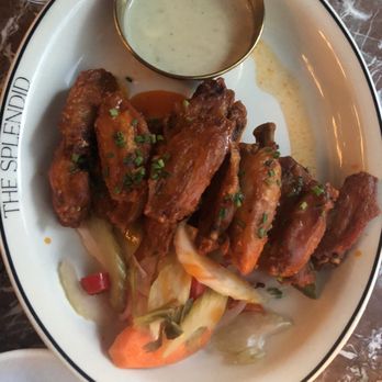 The Splendid - Buffalo Chicken Wings Confit - Sports Bars Near Me - New York, New York
