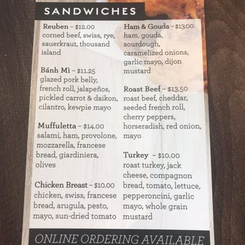 The Meatery - Sandwich menu as of Nov. 2018. You can also fill out a "create your own" form with whatever your heart desires! - Butcher Near Me - Seaside, California The Meatery - Sandwich menu as of Nov. 2018. You can also fill out a "create your own" form with whatever your heart desires! - Butcher Near Me - Seaside, California