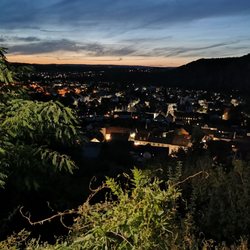 Weinhotel Schneider - Blick hinunter von der Ebernburg