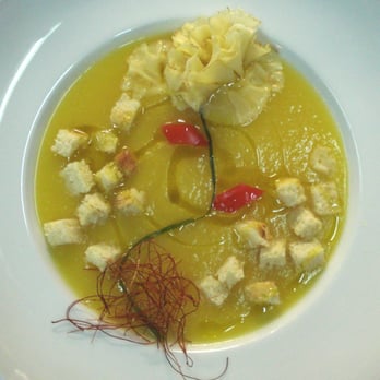 Hostaria le Repubbliche Marinare - crema di zucca con fiore di Tete de Moine - Seafood Near Me - Pisa, PI Hostaria le Repubbliche Marinare - crema di zucca con fiore di Tete de Moine - Seafood Near Me - Pisa, PI