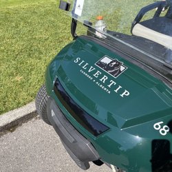 Silvertip Golf Course - Silvertip logo cart
