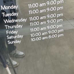 Business hours Business hours