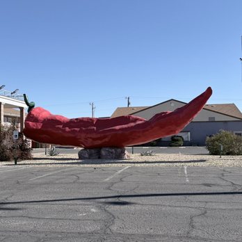 World's Largest Chili Pepper - Stop by, take the kiddos out there. They will get a kick out of this humongous chile pepper !! - Public Art Near Me - Las Cruces, New Mexico World's Largest Chili Pepper - Stop by, take the kiddos out there. They will get a kick out of this humongous chile pepper !! - Public Art Near Me - Las Cruces, New Mexico