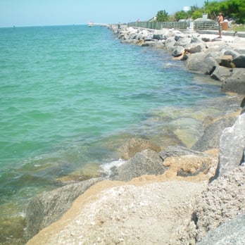 Jetty Park Campground - The rocks on the pier side. You have to be licensed to fish off the rocks. - Campgrounds Near Me - Cape Canaveral, Florida Jetty Park Campground - The rocks on the pier side. You have to be licensed to fish off the rocks. - Campgrounds Near Me - Cape Canaveral, Florida