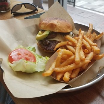 Sur Burger - The Works Burger witg Fries. Yummy yummy yummo - Burgers Near Me - Monterey, California Sur Burger - The Works Burger witg Fries. Yummy yummy yummo - Burgers Near Me - Monterey, California