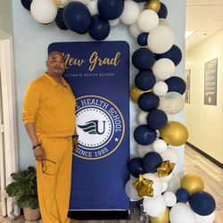 Ultimate Health School - One of our Alumni Graduates visiting our upgraded campus!