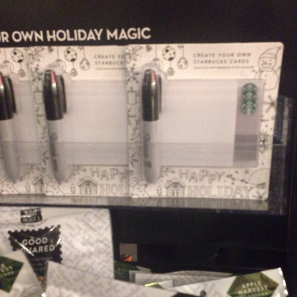 Starbucks - Design your own gift cards with a baby Sharpie! - Coffee & Tea Near Me - Torrance, California