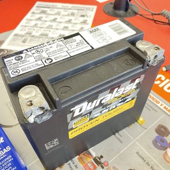 AutoZone - Motorcycle battery, terminals melted - Auto Repair Near Me - Calimesa, California