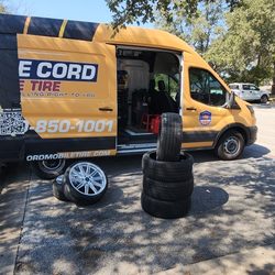 Blue Cord Mobile Tire