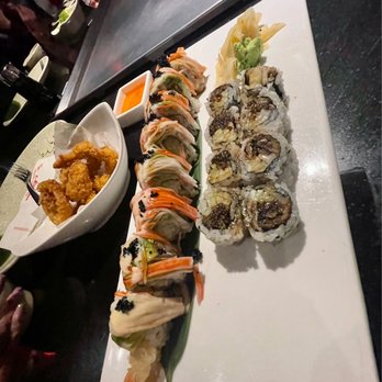 Nikko Hibachi - Salmon Skin Roll & Black and Pink Roll - Japanese Near Me - Fresh Meadows, New York Nikko Hibachi - Salmon Skin Roll & Black and Pink Roll - Japanese Near Me - Fresh Meadows, New York