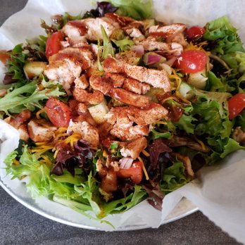 Leon's Garage - Pulled chicken salad - Beer Bar Near Me - Marysville, Ohio Leon's Garage - Pulled chicken salad - Beer Bar Near Me - Marysville, Ohio