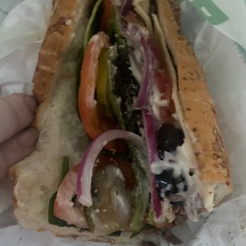 Subway - Does this look like extra onion? Missing the vinegar and oil. This is supposed to be the stand out sub. - Sandwiches Near Me - Monteagle, Tennessee