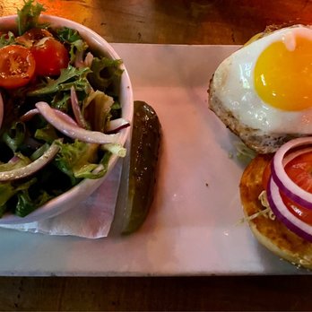 The Whiskey Priest - Whiskey Priest Burger & Side Salad - Sports Bars Near Me - Belleville, New Jersey The Whiskey Priest - Whiskey Priest Burger & Side Salad - Sports Bars Near Me - Belleville, New Jersey
