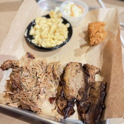 The Fishin' Pig - Two Fister with brisket and pork