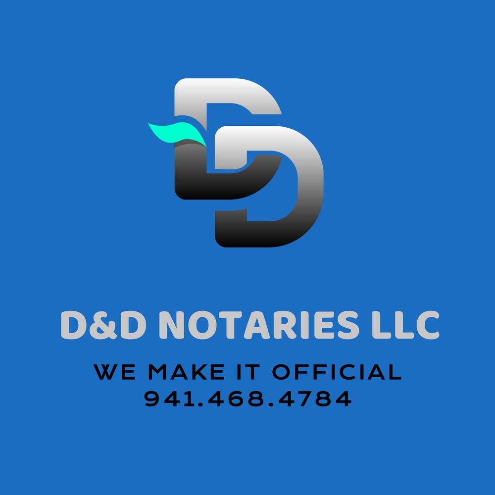 D&D NOTARIES Updated April 2024 Request a Quote North Port