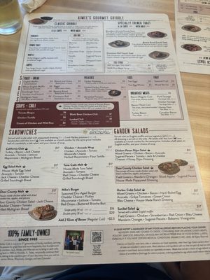 Menu photo 8 Egg Harbor Café Lake Geneva, WI