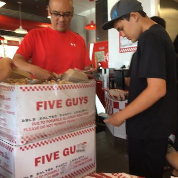 Five Guys - Free peanuts - Burgers Near Me - Mililani, Hawaii Five Guys - Free peanuts - Burgers Near Me - Mililani, Hawaii
