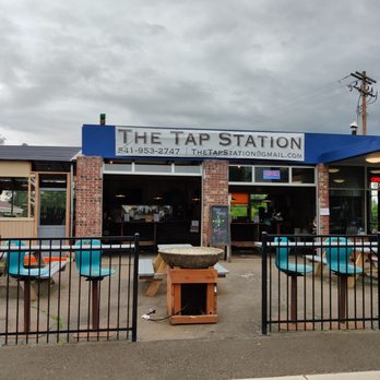 The Tap Station - Outside front - Beer Bar Near Me - Independence, Oregon