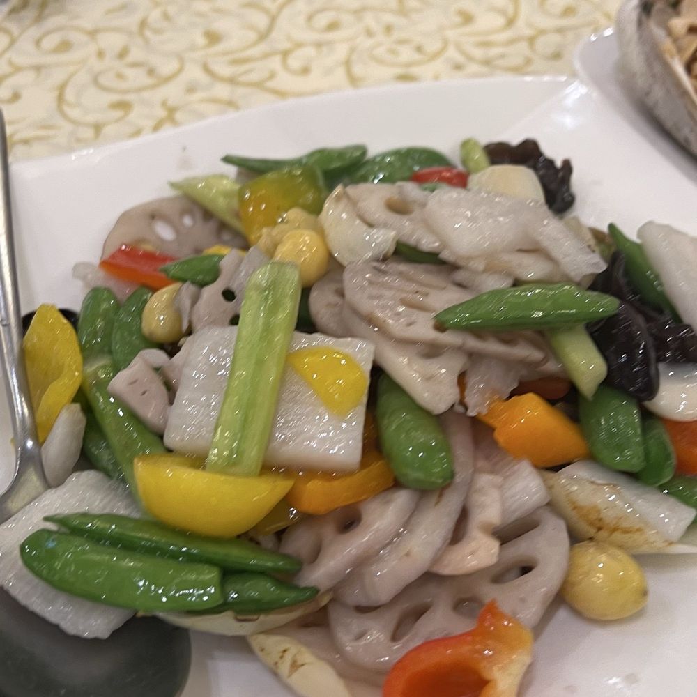 Grand Dynasty - Sautéed Mixed Vegetables & Lotus Root - Seafood Near Me - San Jose, California Grand Dynasty - Sautéed Mixed Vegetables & Lotus Root - Seafood Near Me - San Jose, California