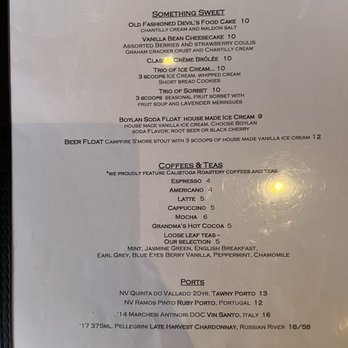 Grace's Table - Menu - New American Near Me - Napa, California Grace's Table - Menu - New American Near Me - Napa, California