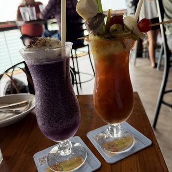 Restaurant 604 - Ube colada and Bloody Mary - Breakfast & Brunch Near Me - Honolulu, Hawaii