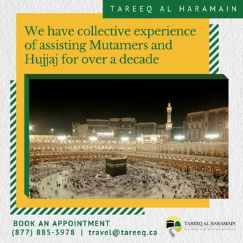 Tareeq Al Haramain - Select your 2020 Hajj or Umrah package from Canada (https://tareeq.ca) - Travel Agents Near Me - Calgary, Alberta