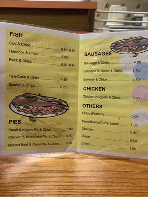 Menu photo 2 George's Fish Bar London, XGL