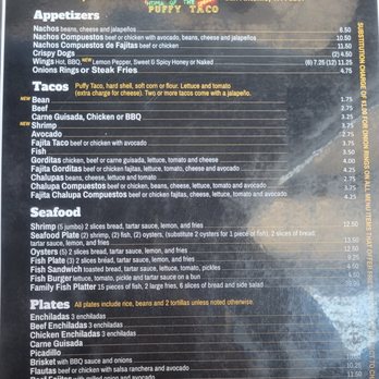 Ray's Drive Inn - Menu 05/2022 - Tex-Mex Near Me - San Antonio, Texas