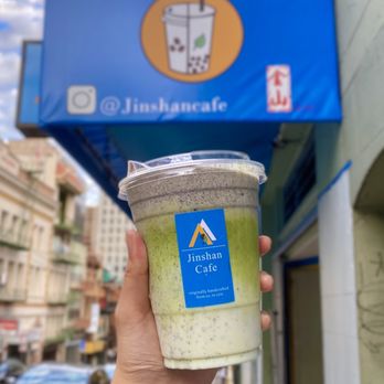Jinshan Cafe - matcha black sesame latte (01/2024) - Cafes Near Me - San Francisco, California Jinshan Cafe - matcha black sesame latte (01/2024) - Cafes Near Me - San Francisco, California