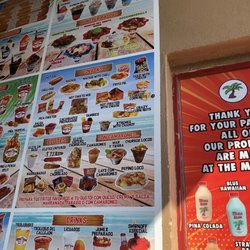 Tropical Island - Menu