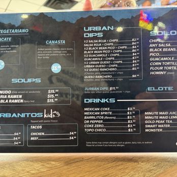 Urban Taco - Menu - Mexican Near Me - Georgetown, Texas Urban Taco - Menu - Mexican Near Me - Georgetown, Texas