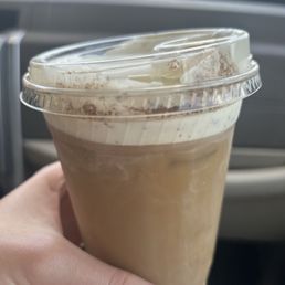 Cold brew with sweet cream
