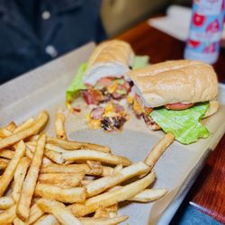 Chopped Brisket Sandwich