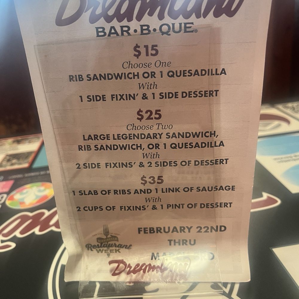Dreamland BBQ - BRW specials - Barbeque Near Me - Birmingham, Alabama Dreamland BBQ - BRW specials - Barbeque Near Me - Birmingham, Alabama