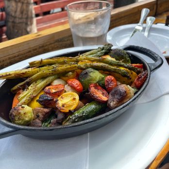 Brussels Bistro - These roasted vegetables were so flavorful and delicious - Belgian Near Me - Laguna Beach, California